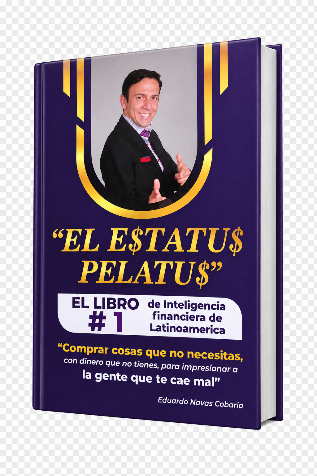 Portada del libro El Estatus Pelatus, de Eduardo Navas Cobaría